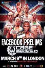 Watch Cage Warriors 52 Facebook Preliminary Fights Vumoo