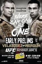 Watch UFC 188 Cain Velasquez vs Fabricio Werdum Early Prelims Vumoo
