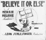 Watch Believe It or Else (Short 1939) Vumoo