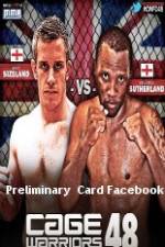 Watch Cage Warriors 48 Preliminary Card Facebook Vumoo