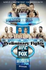 Watch UFC On Fox Henderson vs Diaz Preliminary Fights Vumoo