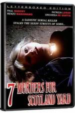 Watch Seven Murders for Scotland Yard Vumoo