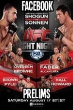 Watch UFC Fight Night 26 Facebook Prelims Vumoo